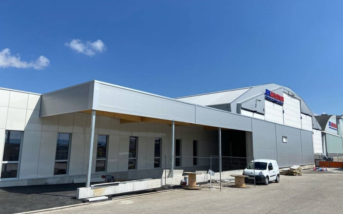 Bardage composite – Jet Aviation Schiltigheim