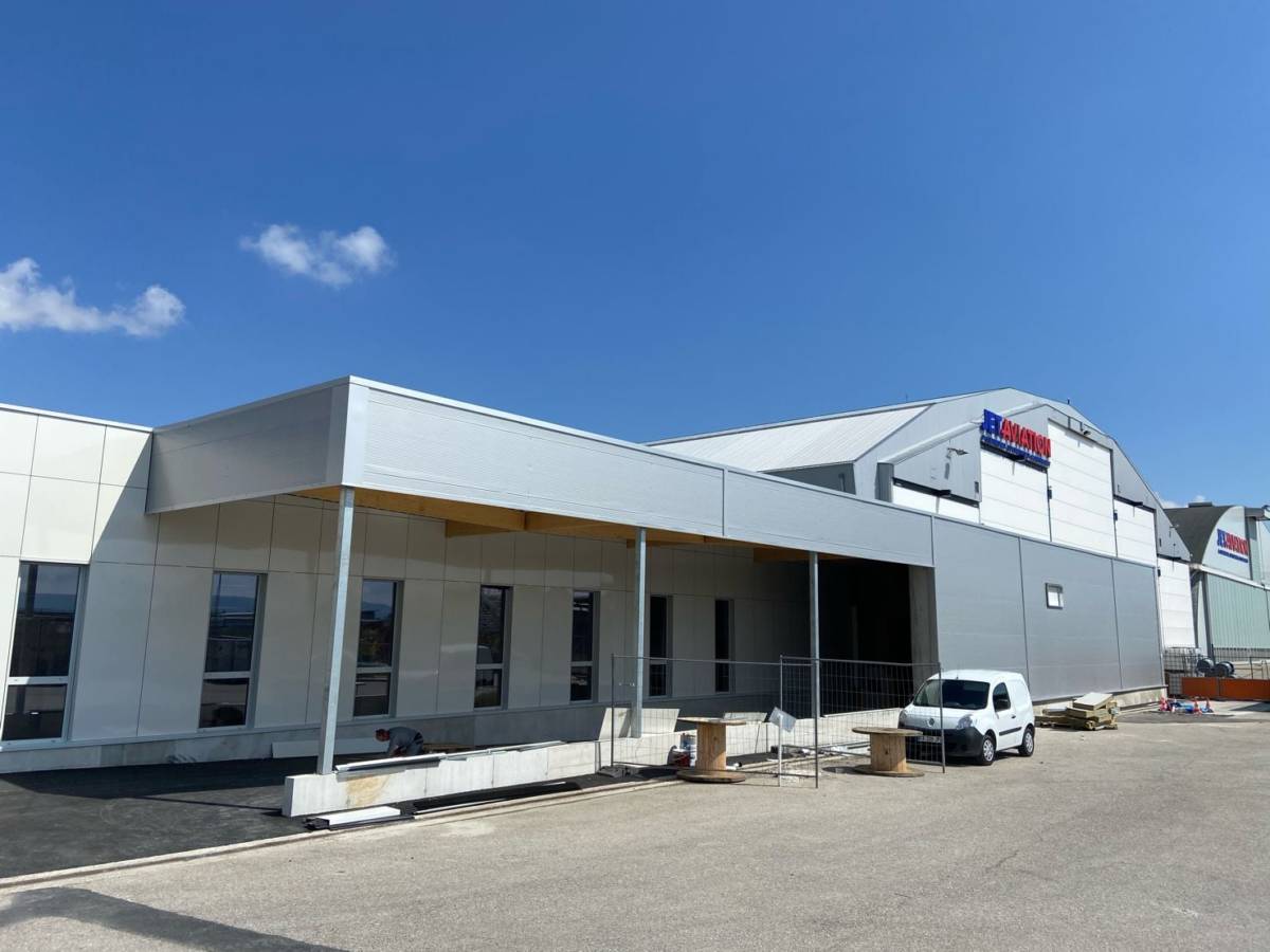 Bardage composite – Jet Aviation Schiltigheim