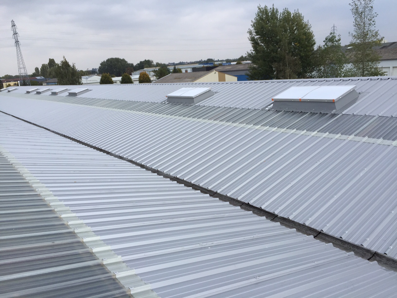 Couverture panneaux sandwich – Duppigheim Obernai