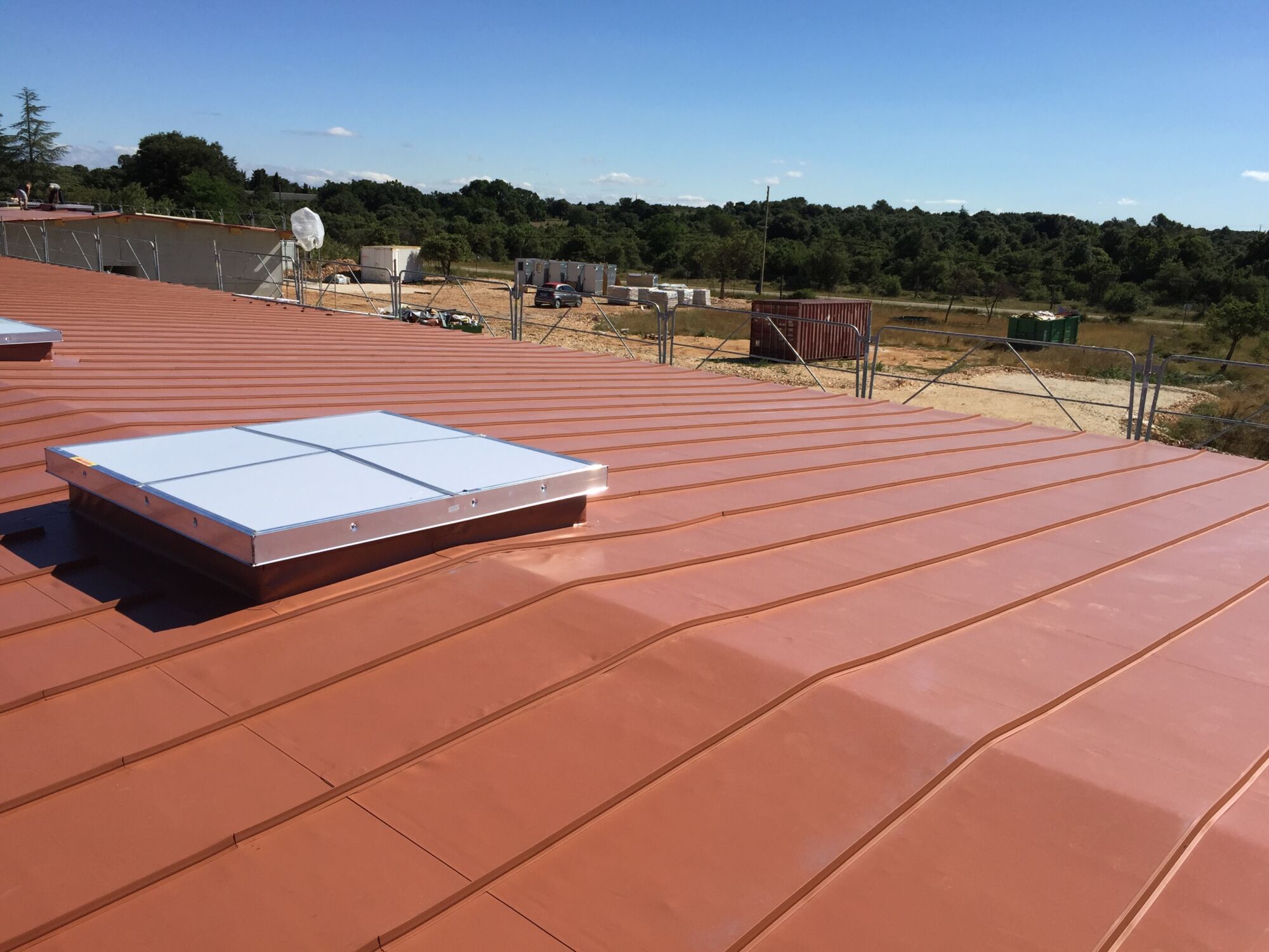 Etanch&eacute;it&eacute; membrane PVC imitation joint debout Lingolsheim